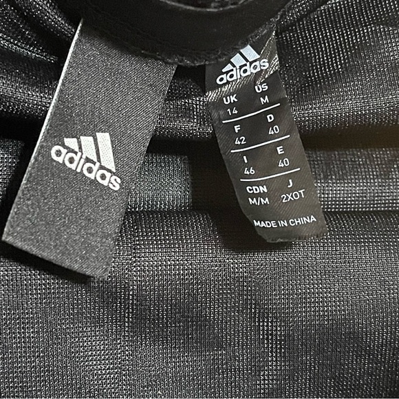 Adidas Women's High-Neck Pullover Fleece Sweater Black Size M - Picture 9 of 9